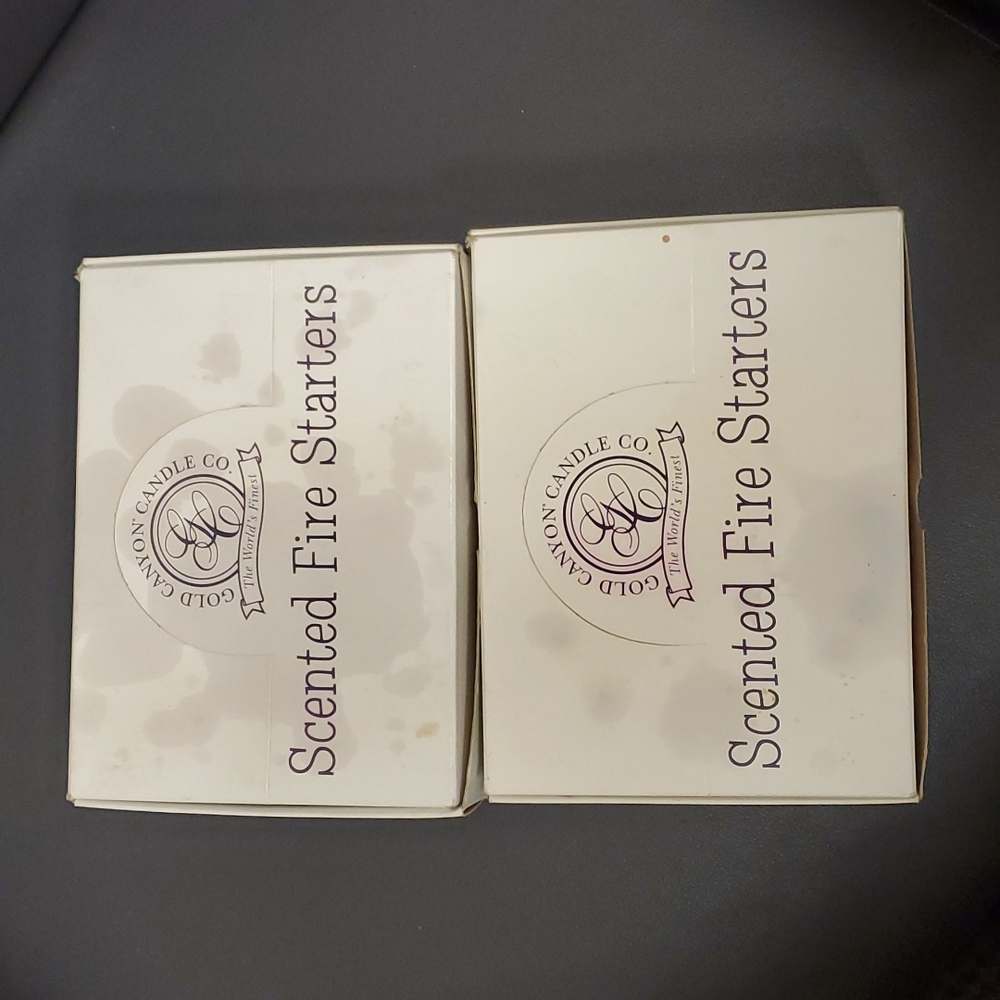 2‎ Boxes of Scented Fire Starters from Gold Canyon